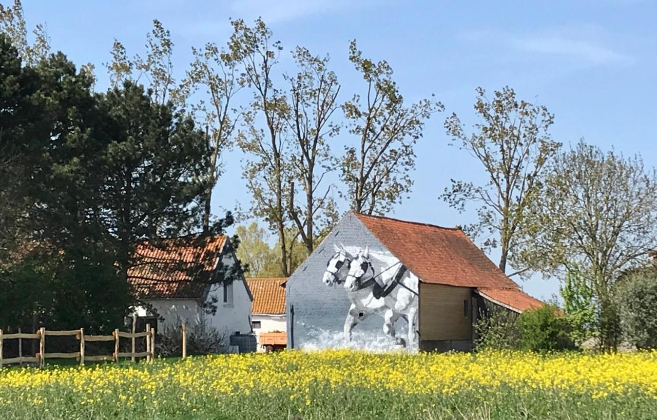 Gasthaus La Ferme Wessiere Oye-Plage Exterior foto
